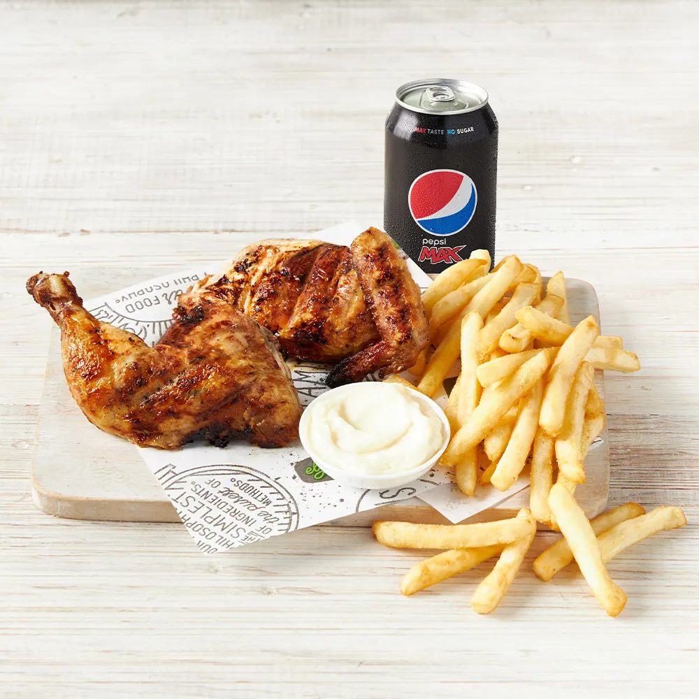 El Jannah Menu With Prices 3 1/2 Chicken Meal