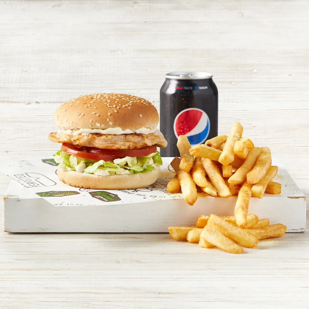 El Jannah Menu With Prices 31 EJ Chicken Burger Meal