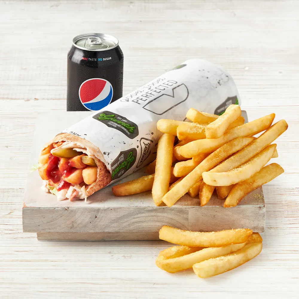 El Jannah Menu With Prices 29 Hot Chips Roll Meal