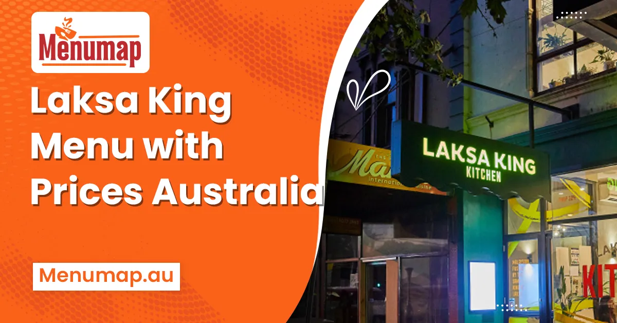 Laksa King Menu with Prices