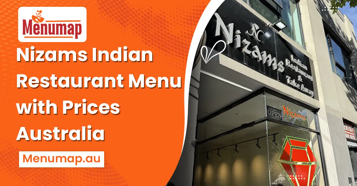Nizams Indian Menu