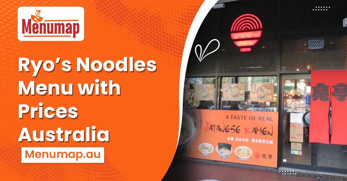 Ryo's Noodles Menu and Prices 1 Ryo's Noodles Menu