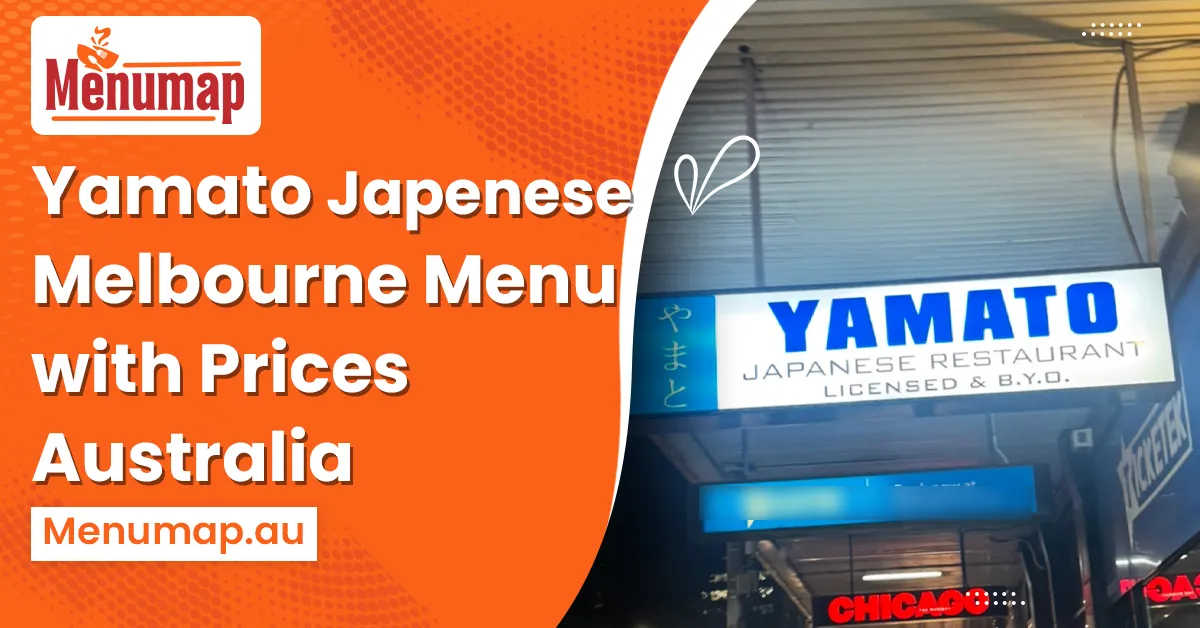 Yamato Japanese Menu