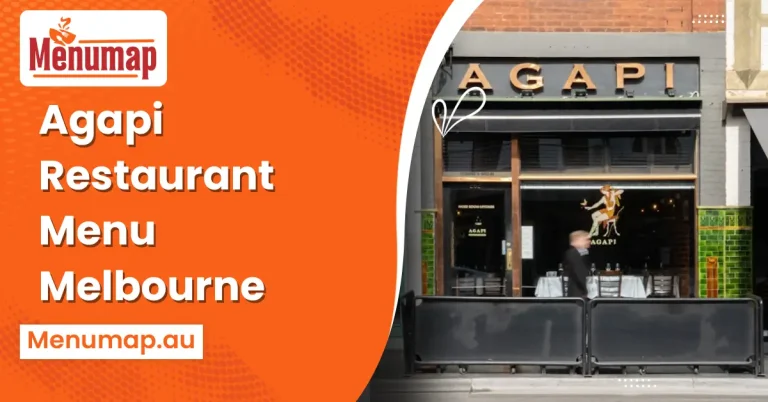 Agapi Restaurant Menu Melbourne
