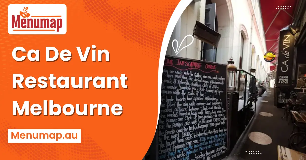 Ca De Vin Restaurant Melbourne 1 Ca De Vin Restaurant Melbourne
