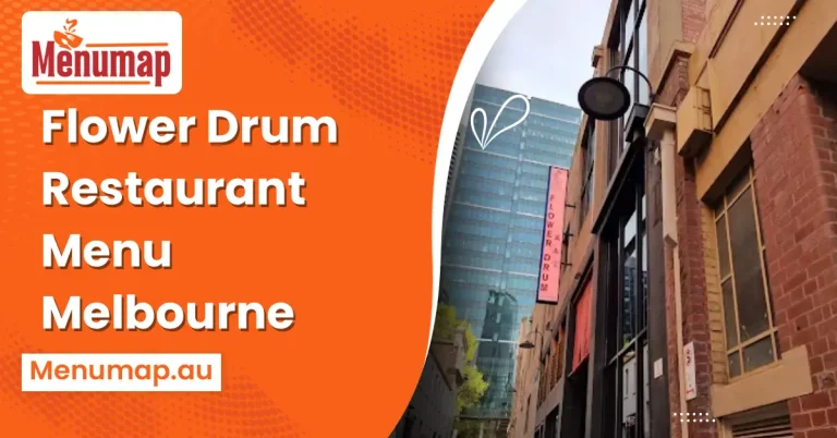 Flower Drum Restaurant Menu Melbourne
