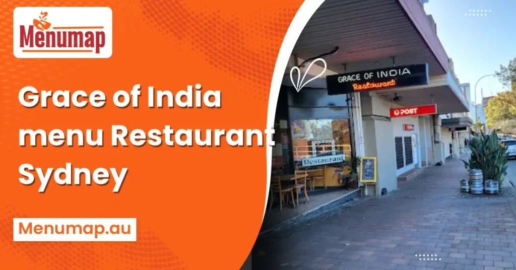 Grace of India menu Restaurant Sydney