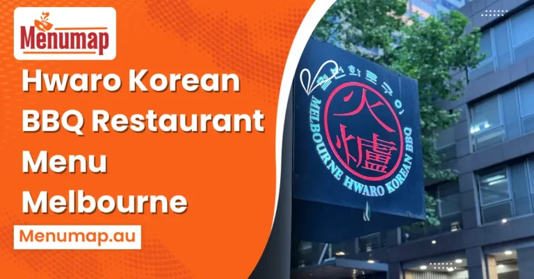 Hwaro Korean BBQ Restaurant Menu Melbourne