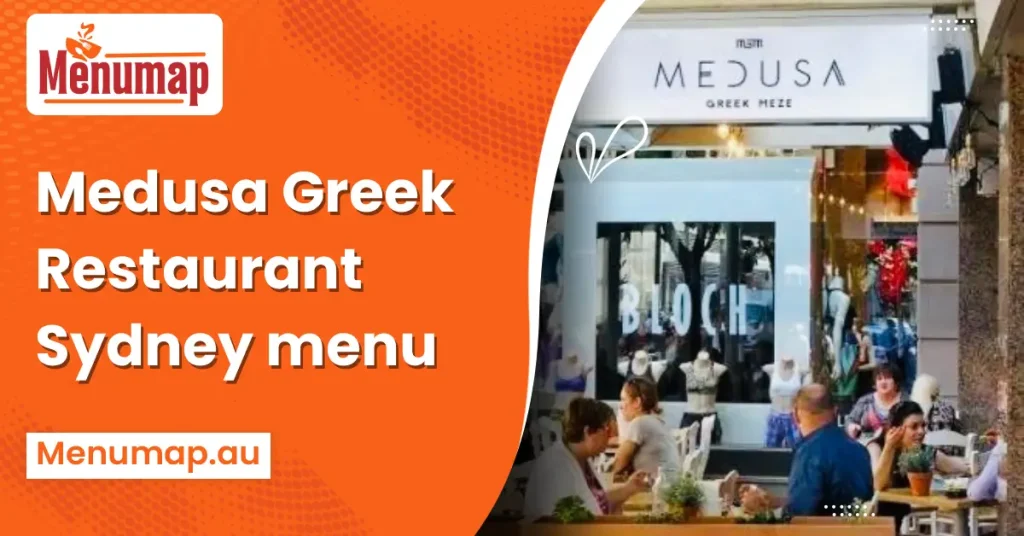 Medusa Greek Restaurant Sydney menu