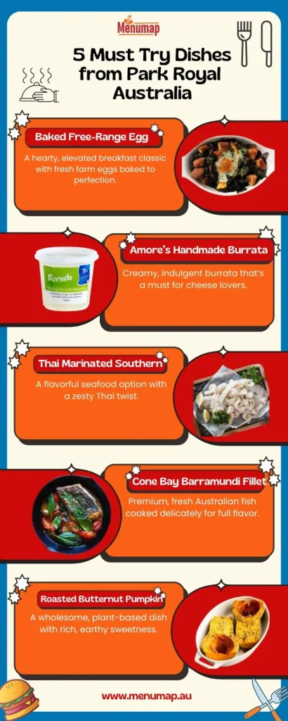 Park Royal Restaurant Menu Melbourne Airport 1