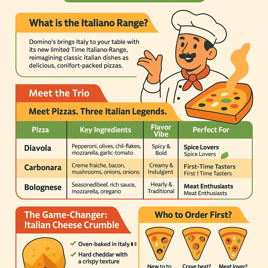 Dominos Italiano Range